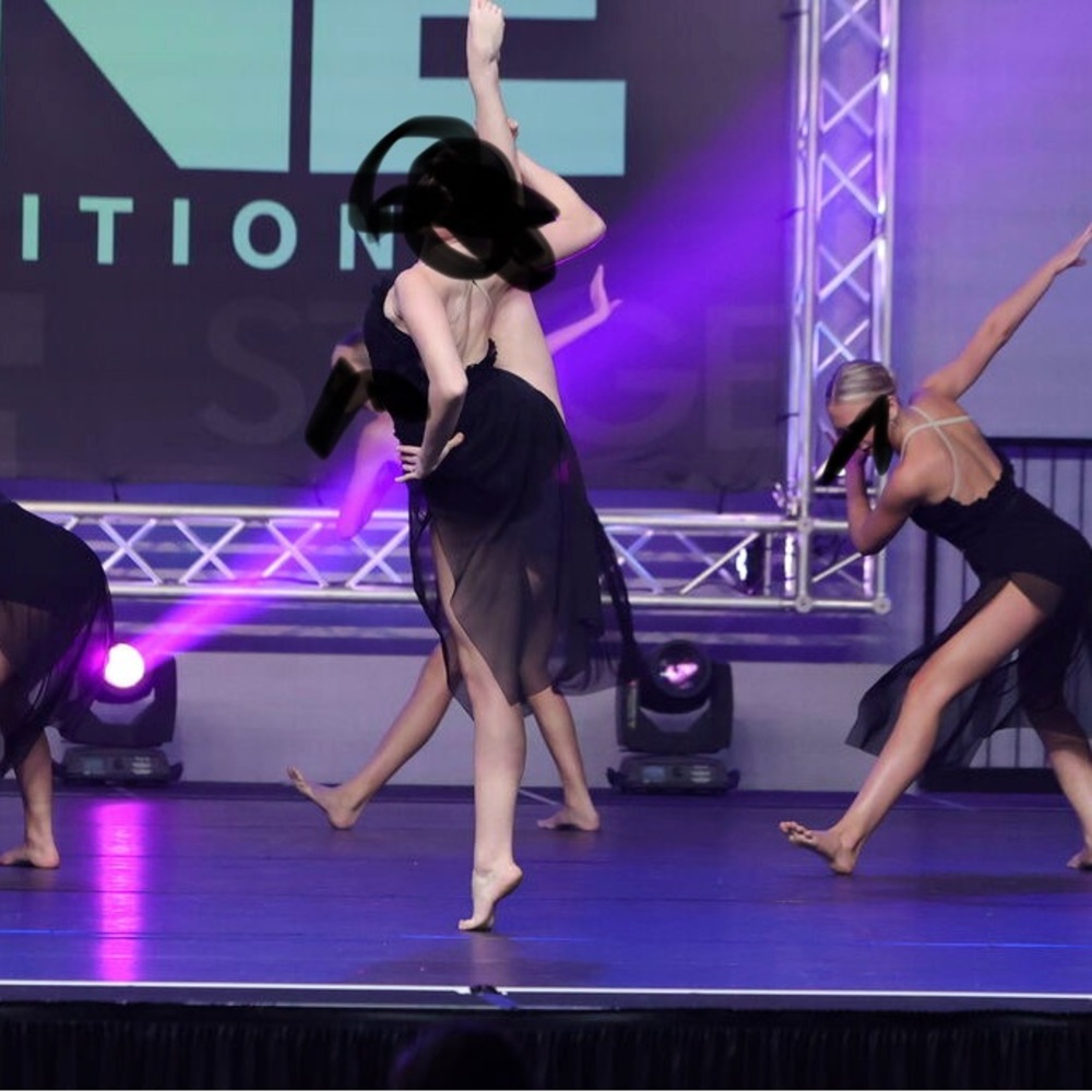 Black Lyrical Dance Costume - image 4